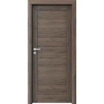 Interiérové dveře Porta Doors Interiérové dveře se zárubněmi Verte Home C0 Dekor: dub šarlatový, Šířka - orientace: 90 cm - levé