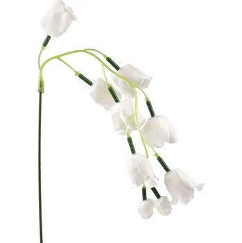 umělá květina Umělá rostlina zvonek převislý - 1 bílá