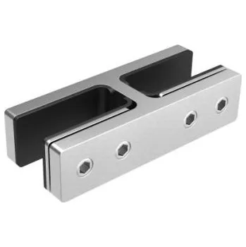 Zábradlí Držák skla spojka - sklo/sklo - 180° 12-15mm