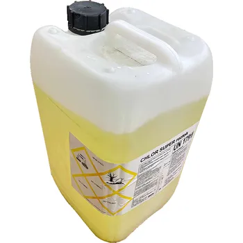 Poolservis Chlornan sodný 20L - tekutý chlor do bazénu Chlornan sodný 20l: osobní odběr Pardubice