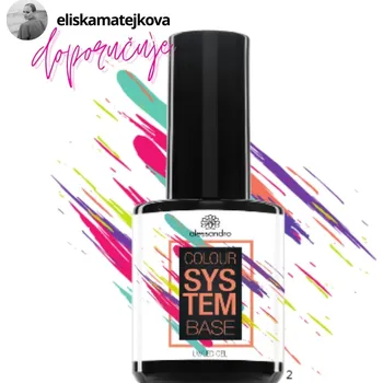 Lak na nehty Alessandro Colour System Base - Gel CLEAR 10 Ml/30 Ml velikost balení: 10 ml