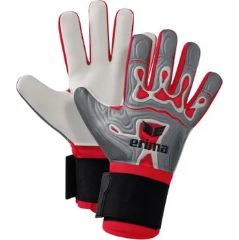 Brankářské rukavice ERIMA FLEX RAY ROBUSTO BRANKÁŘSKÉ RUKAVICE - Šedá, Červená - velikost 9 uk