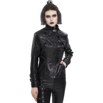 Dámský kabát bunda dámská (kabátek) DEVIL FASHION - Stand - XS