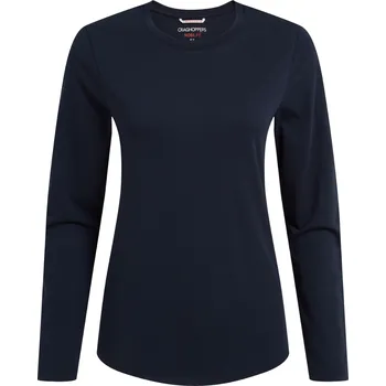 Dámské tričko Dámské triko Craghoppers NosiLife Akona Long Sleeved Top Velikost: L / Barva: tmavě modrá