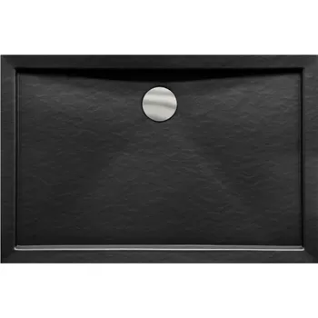 Sprchová vanička HOPA ALPINA STONE EFFECT, obdélníková sprchová vanička + Rozměr A - 120 cm, Rozměr B - 80 cm, Rozměr C - 5.5 cm, OLBVANACALP128S