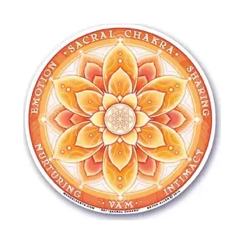 Samolepící dekorace Samolepka 2. čakra