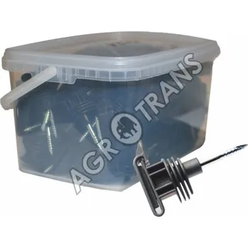 Ohradník Izolátor pro ohradník Iruvis na pásku do 40mm, kyblík 100ks