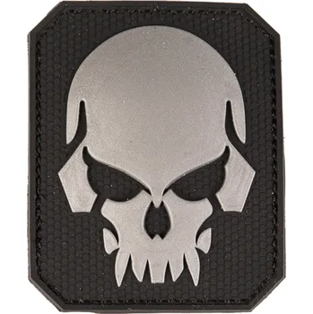Nášivka WARAGOD 3D nášivka Skull, černá