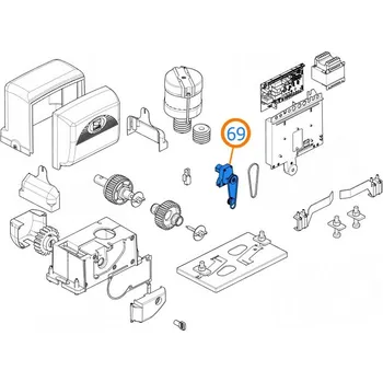 Pohon brány Came 119RIBX013 kodér