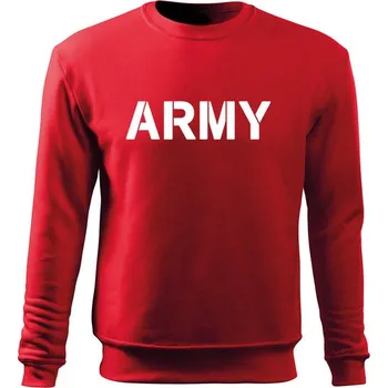 Chlapecká mikina DRAGOWA Dětská mikina Army, červená