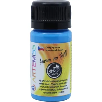 Výtvarná barva Barvy na světlý textil 40g - 43 Světle modrá