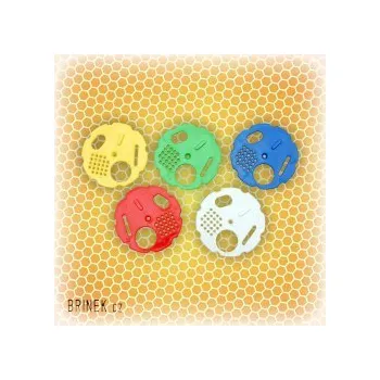 Uzávěr česnový kruhový 80 mm - žlutá