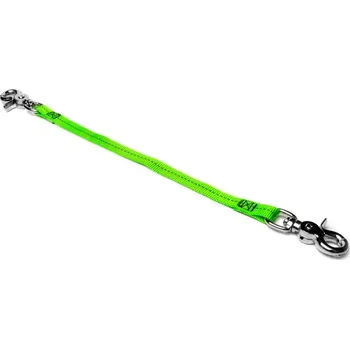 Upínací popruh Textilní závěsný popruh NLG Lanyard s nosností do 5 kg – nylon, zelená, délka 250 mm