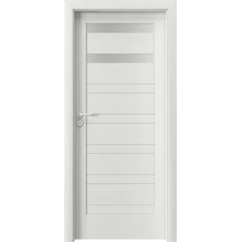 Interiérové dveře Porta Doors Interiérové dveře se zárubněmi Verte Home D2 Dekor: wenge bílá, Šířka - orientace: 90 cm - levé