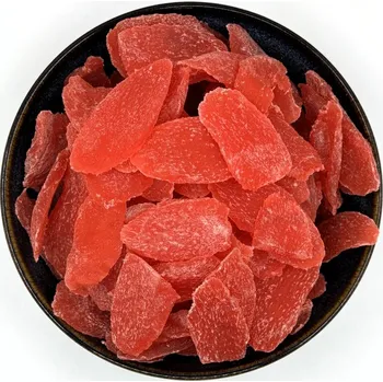 Sušené ovoce Ananas plátky s příchutí zeleného jahod váha: 1000g