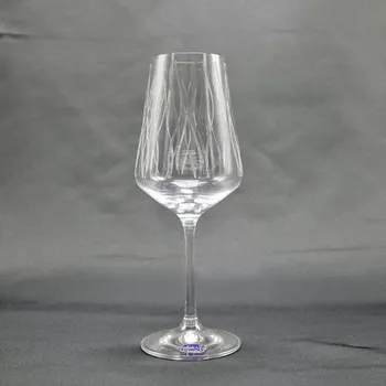 Sklenice CRYSTALEX skleničky SANDRA na víno s dekorem /6ks * (Cena za balení 6 kusů)