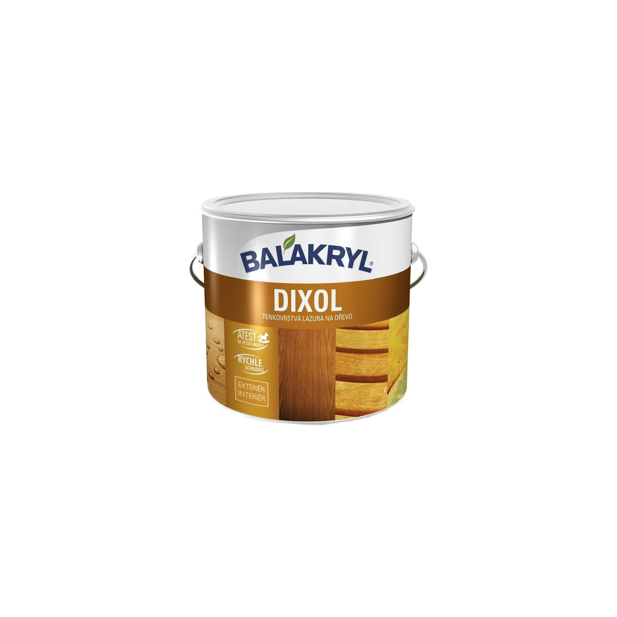 Fotografie 1 - Lazura Balakryl Dixol 2,5 kg bezbarvý