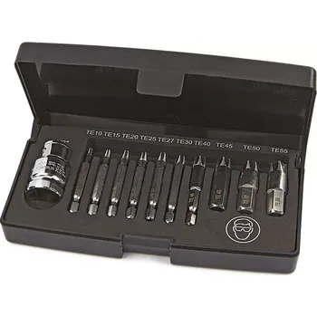 Šroub Odstraňovač, povolovač poškozených či zalomených TORX šroubů, sada 11 dílů (A.O.K. INDUSTRIAL)