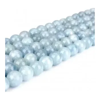 Materiál na výrobu šperku korálek akvamarín 6 mm