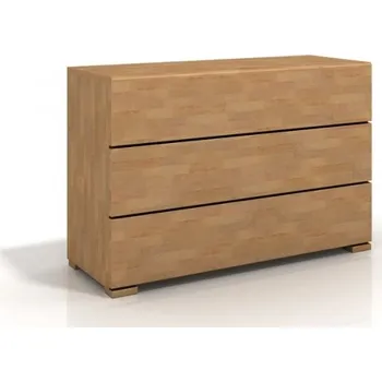 ImportWorld Komoda Marta 3, buk masiv (Barva dřeva: Ořech)