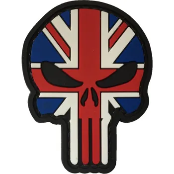 Nášivka WARAGOD Nášivka 3D UK Punisher 6x4.5cm