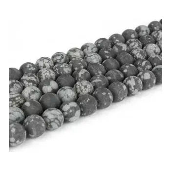 Materiál na výrobu šperku korálek obsidián matný 8mm