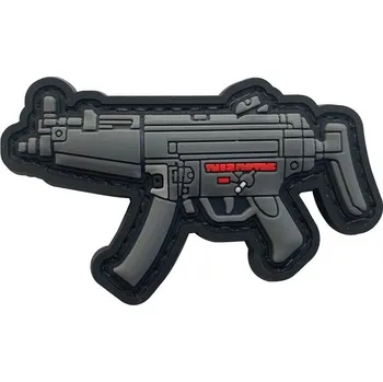 Nášivka WARAGOD Nášivka MP5 3D GUN 7.3x4.3cm