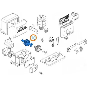 Pohon brány Came 119RIBX015 spojka pohonu