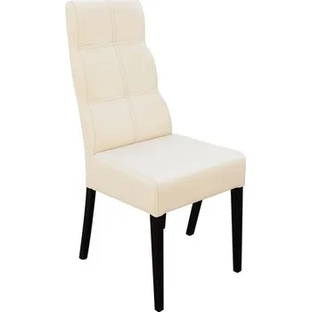 Nábytek Židle JK63, Barva dřeva: bílá, Potah: ekokůže Soft 018 MIRJAN 5902928675306