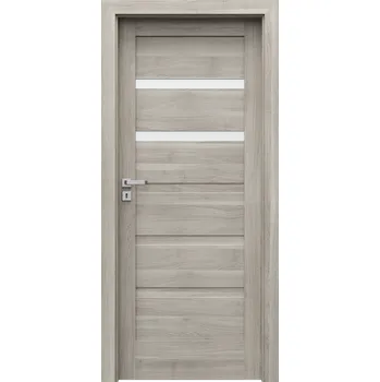 Interiérové dveře Porta Doors Interiérové dveře se zárubněmi Verte Home H2 Dekor: akát stříbrný, Šířka - orientace: 80 cm - pravé