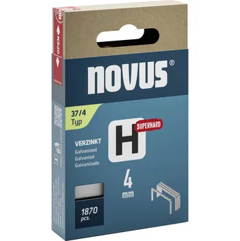 Spona do sešívačky Novus Tools 042-0783 svorky z jemného drátu Typ 37 1870 ks Rozměry (d x š) 4 mm x 10.6 mm