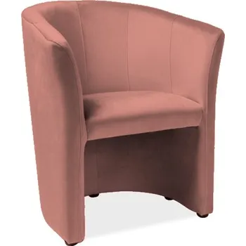 Křeslo Křeslo růžové TM-1 VELVET