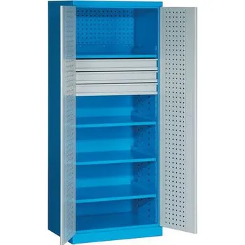 Skříňka na nářadí Kovová dílenská skříň, 192 x 78 x 58 cm