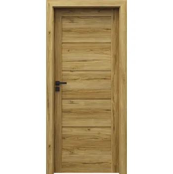 Interiérové dveře Porta Doors Interiérové dveře Verte Home G0 Dekor: dub catania, Šířka - orientace: 90 cm - levé
