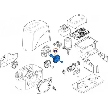 Pohon brány Came 119RIBX048 pomalý převod pro BX-243
