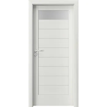 Interiérové dveře Porta Doors Interiérové dveře se zárubněmi Verte Home C1 Dekor: wenge bílá, Šířka - orientace: 90 cm - levé