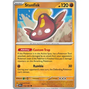 Karetní hra Pokémon TCG Stunfisk 112/197