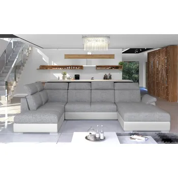 Sedací souprava ImportWorld Rohová rozkládací sedací souprava Lanneva do U - Sawana 21 / Soft 17 (barva potahu) - pravá