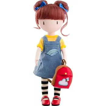 Panenka Panenka v riflové šatové sukně Where I Am - SANTORO LONDON od Paola Reina (Panenka Gorjuss - 32 cm)