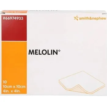 Krytí na ránu Melolin krytí 10x10cm sterilní nepřil.na rány 10ks