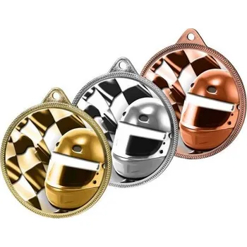 Poháry Bauer MDLR001M51 Kovová medaile MDLR001M51 | Motorsport Zlatá