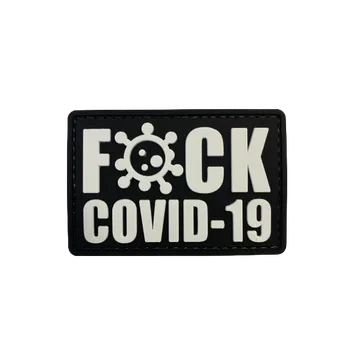 Nášivka WARAGOD Fuck Covid 19 PVC nášivka