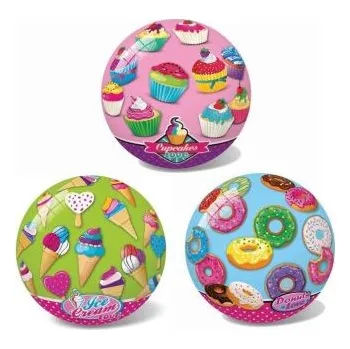 Dětský míč Míč - mix - zmrzlina - cupcake - muffin - donut - 14 cm - 1 ks