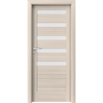 Interiérové dveře Porta Doors Interiérové dveře se zárubněmi Verte Home D5 Dekor: ořech bělený, Šířka - orientace: 70 cm - levé