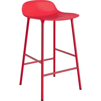 Barová židle Normann Copenhagen Barová židle Form 65 cm, bright red/bright red