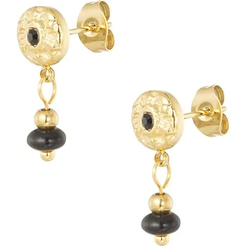 Náušnice Prstýnkárna TINY drobné náušnice z chirurgické oceli, black