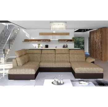 Sedací souprava ImportWorld Rohová rozkládací sedací souprava Lanneva do U - Berlin 03 / Soft 66 (barva potahu) - pravá