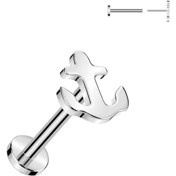 Piercing Šperky4U Piercing do brady - PUSH IN labreta TITAN - TIT1331