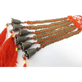 Čínské mince pro štěstí se zvonkem