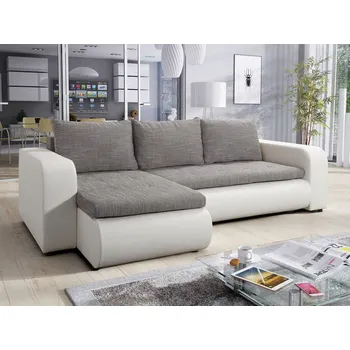 Sedací souprava Rozkládací sedačka s úložným prostorem Boniko, Potah: ekokůže Soft 017 + Lawa 05 MIRJAN 5903211104961